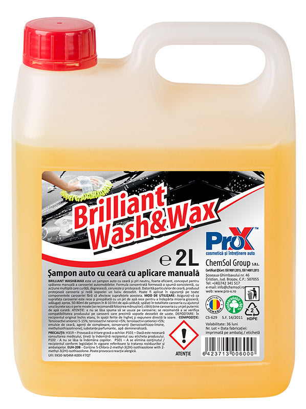 Brilliant Wash & Wax - Spălare Manuală