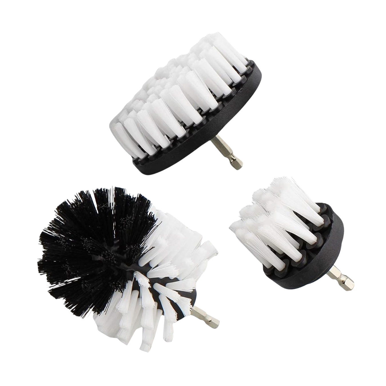 Set Perii Curățare Bormașină pentru Detailing Auto - 3 Buc